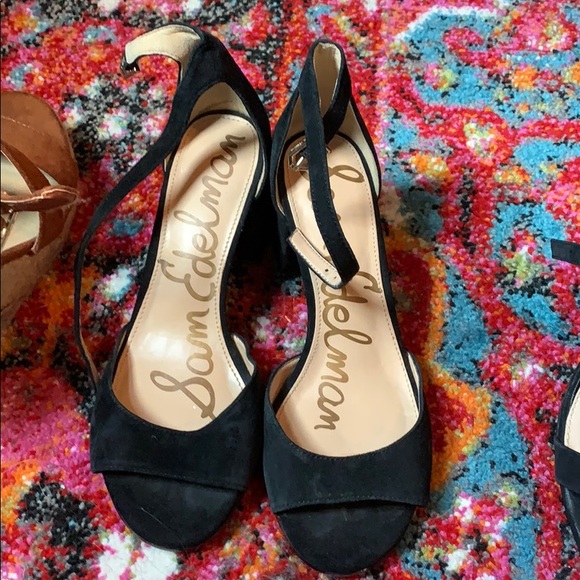 Tan sandal wedges - Picture 3 of 6